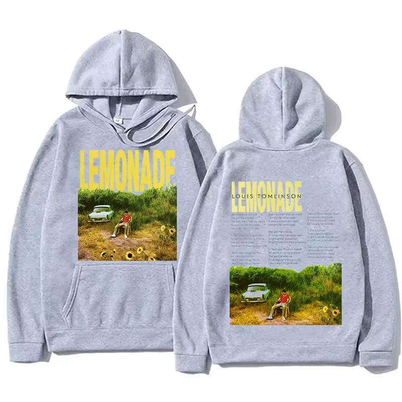 

Louis Tomlinson Lemonade Crewneck Hoodies Unisex Fashion Casual Oversized Sweatshirts Pullover Aesthetic Hip Hop Tops Streetwear 4XL