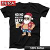Christmas Santa Ho Ho Hold My Beer Xmas Funny Gift Black T Shirt Top Unique Nostalgic Cool Tops Tshirts for Summer TShirt Girls