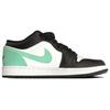 Jordan Air Jordan 1 Vintage Basketball Shoes Men's Low top Green/White 553558-131(Team56-)