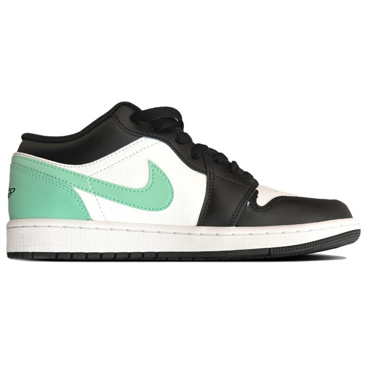 Jordan Air Jordan 1 Vintage Basketball Shoes Men's Low top Green/White 553558-131(Team56-)