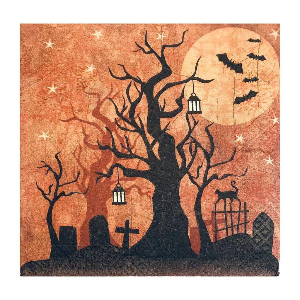 Unique Party Full Moon Halloween Napkins