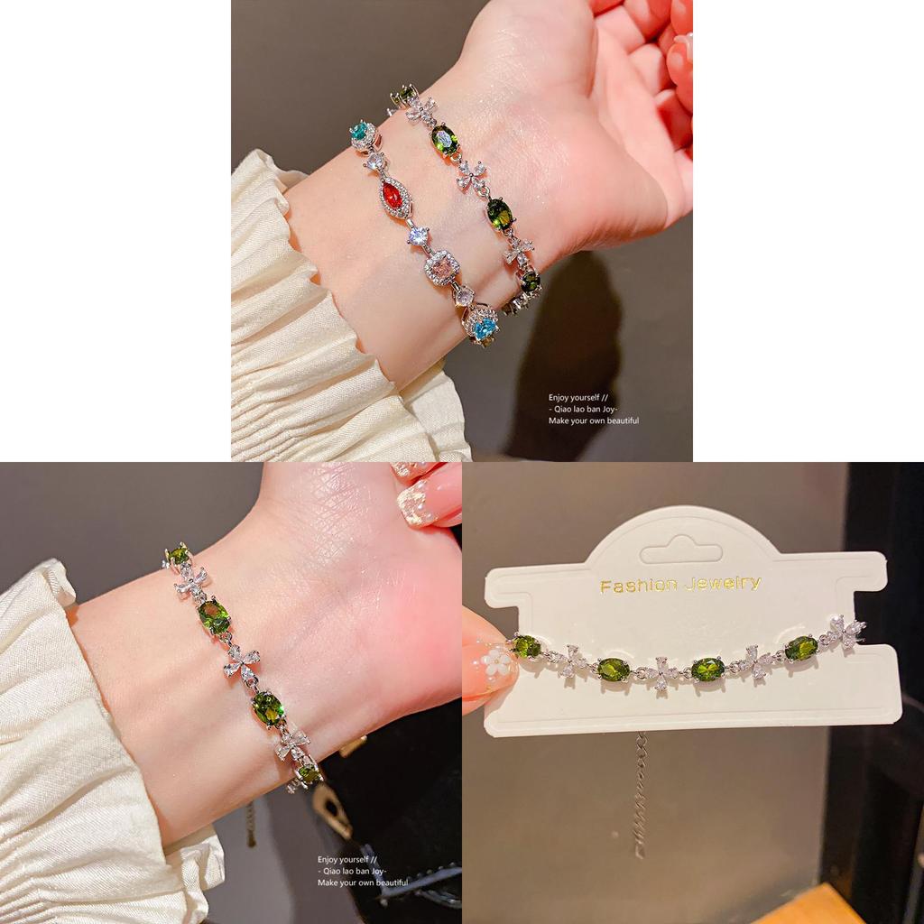 Geometric Heart Charm Bracelet With Silver Finish For Women Gift Holiday