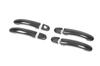 Handle Pads (natural Carbon) 4 Handles for Volkswagen Touran 2010-2015