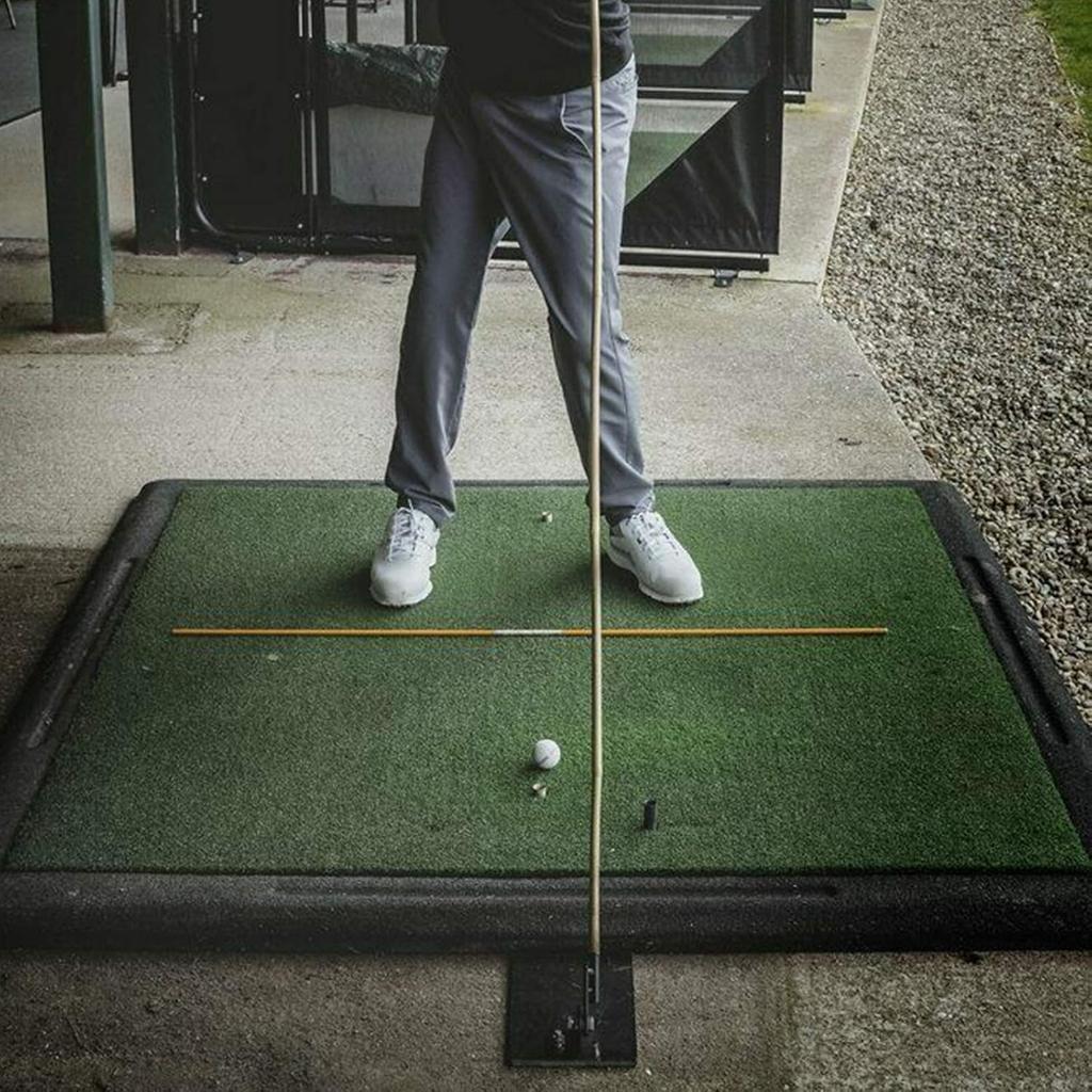 Golf Hizalama Çubuğu Konektörü Golf Vuruş Antrenman Makinesi Dik Açı Parçaları Duruş Kontrolü Antrenman Parçası Vuruş Antrenmanı 360° (1 Makine)