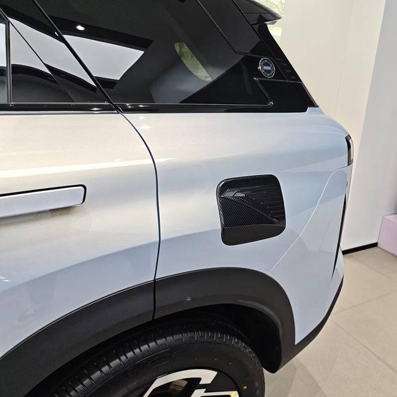 For Jaecco J7 Lucano L7 2025 Accessories ABS Carbon Automotive Fuel Tank Cap Decorative Protective Cover Stickers 2024