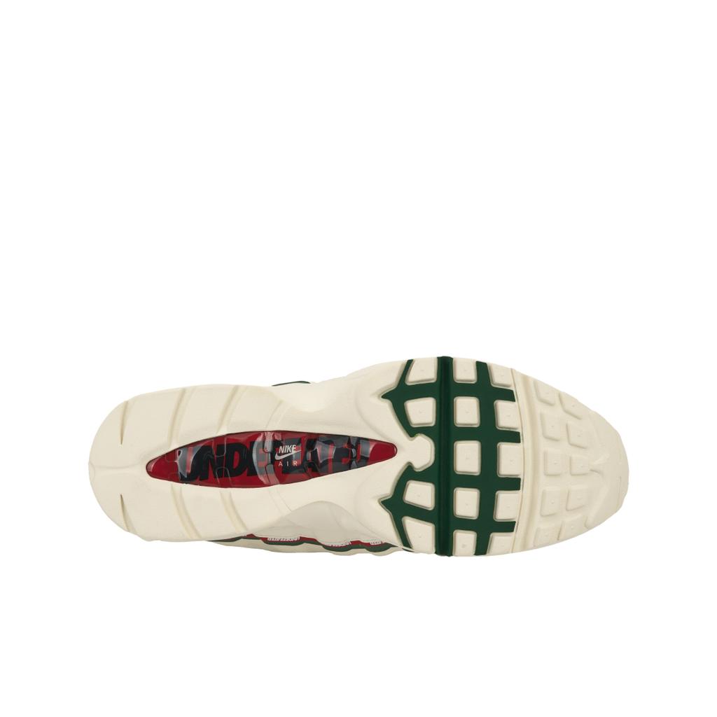 Neporažený x Nike Air Max 95 Sail Pánské tenisky Bílá Metalická-Stříbrná Gorge-Green IB4453-100