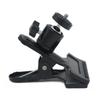 Metal Clip Clamp Holder Flash Auxiliary Desktop Live Streaming 360 Swivel Ball-Head 1/4" Screw For Phone Camera
