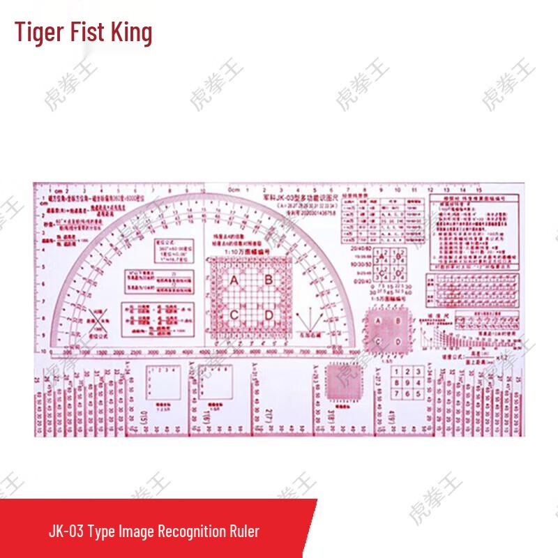 Multi-functional Map Reading & Drawing Ruler