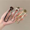 Metal Material Duckbill Hair Clips Non-Slip Grip Hair Barrettes Hollow Hair Clips  For Daily Use