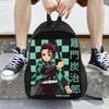 Demon Slayer backpacks Kimetsu no Yaiba Tanjiro Water Breathing Sword Daypack mochila Campus Zipper Closure Rucksack