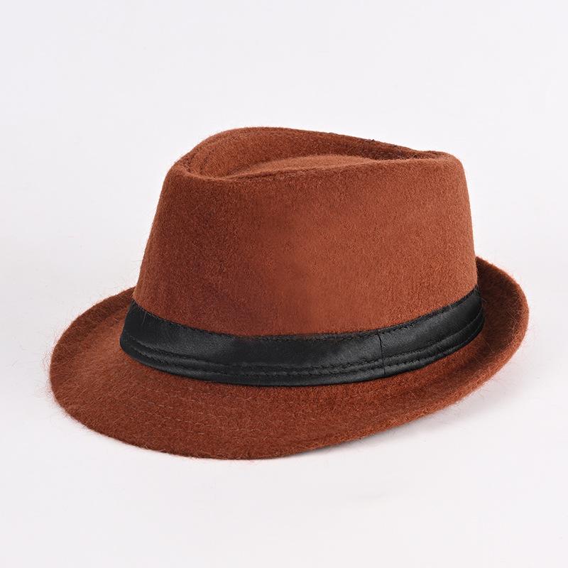 Autumn and Winter Models Are Available for Men and Women, British Retro Hats, Fashionable Gentleman Hats, Jazz Hats, Trendy Woolen Top Hats.