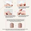 10 Peças Unhas Postiças Artificiais Cor Sólida Simples Tendência Olho de Gato Longa Duração Para Mulheres Manicure Diária Escritório Festa
