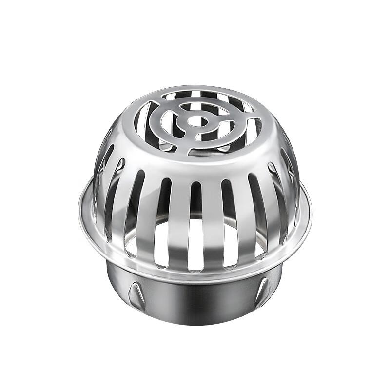 Lanmo Stainless Steel Large Flow Round Outdoor Floor Drain CN plug (adapter included)
