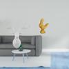 Majestic Deer Wall Sculpture Resin Collectible Boho Artwork Mount Feng Shui Decor Home Office