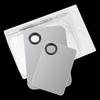 Stainless Steel Makeup Mixing Palette Set - Small & Large Sizes