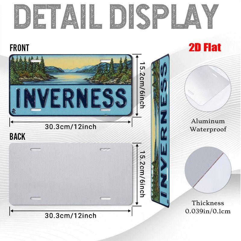 Urban City Theme Metal Tin Sign for Bar Garage Interior