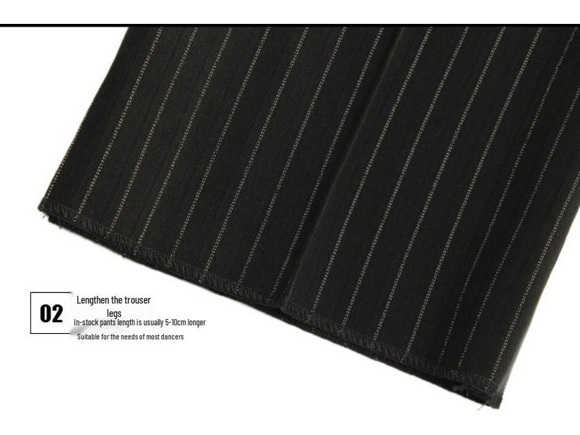 Dan Kai Herren Lateinische Tanzhose: Erwachsene Straight-Leg Ballroom Übungskleidung