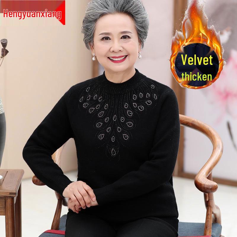 

Hengyuanxiang Plus Size Women s Cashmere Turtleneck Sweater for Fall/Winter 2XL for 65-70 kg