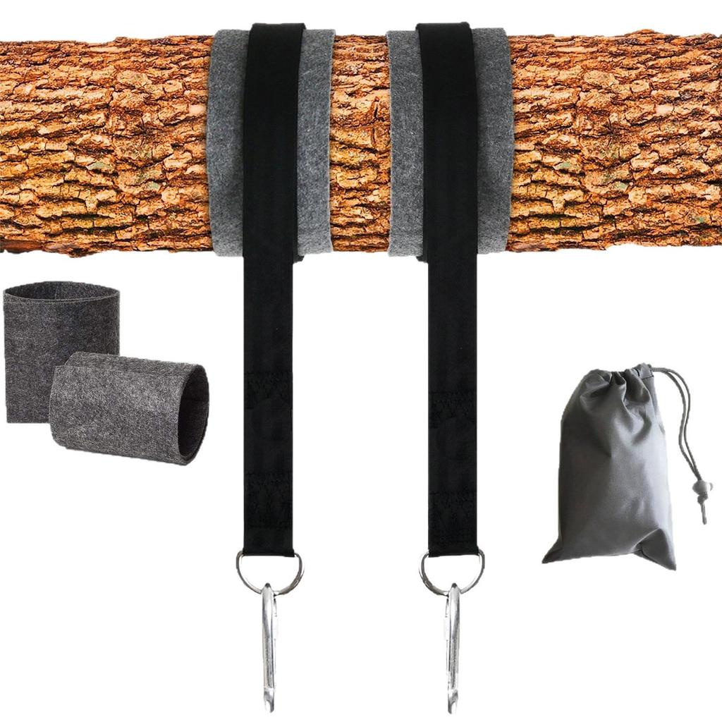 Outdoor Hanging Hammock Chair Rope Kit - Thickened Nylon Strap for Swing & Horizontal Bar
