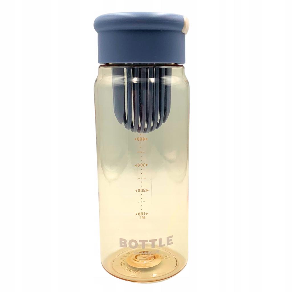 Durable Sports Water Bottle With Graduated Filter 650 Ml