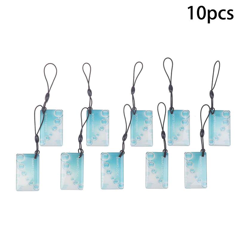 

10 шт. 13,56 МГц IC-карта TTlock BLE Электронный умный дверной замок Карта Цифровые умные замки с отпечатком пальца Разблокировка Маленькая RFID-карта