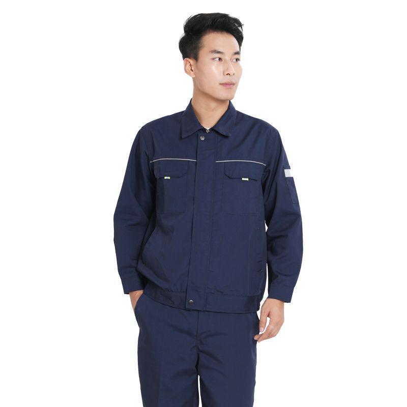 

Мужской антистатический рабочий костюм - Прочный, износостойкий комбинезон для авторемонта, весна/осень.