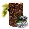 Simulated Trunk Aquarium Stump Decorative Tree Tank Landscaping Resin Material Fish Tank Underwater Home DIY Artificial Stumps