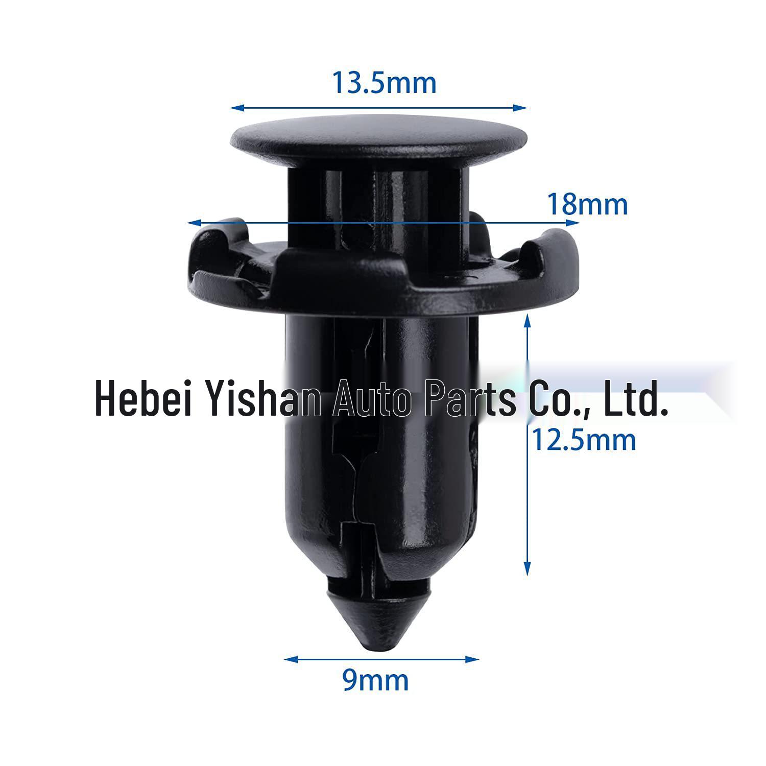 

Honda/Toyota Car Snap Fastener Clip for Bumper & Water Tank Guard (A20247) Yes чёрный