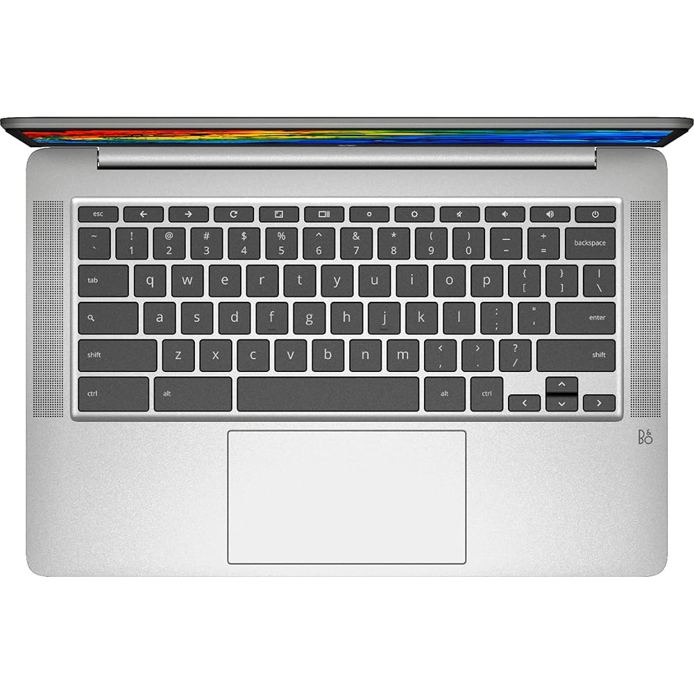 2020 HP High-Performance Chromebook 14-inch FHD 1929x1080 - Intel Celeron N4000 - 4GB Memory - 32GB eMMC - Natural Silver