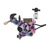 10 Wrap Coils Tattoo Machine Skull Pattern Liner Coils Tattoo Machine for Beauty Salon Pink