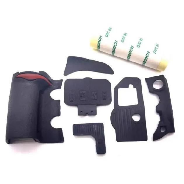New Original Body Rubber Skin For Nikon D700 Hand Grip Left Side Bottom Thumb FX Logo