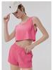 Big Tree Apparel Women's Skin-friendly Yoga & Pilates Three-piece Sportswear Set