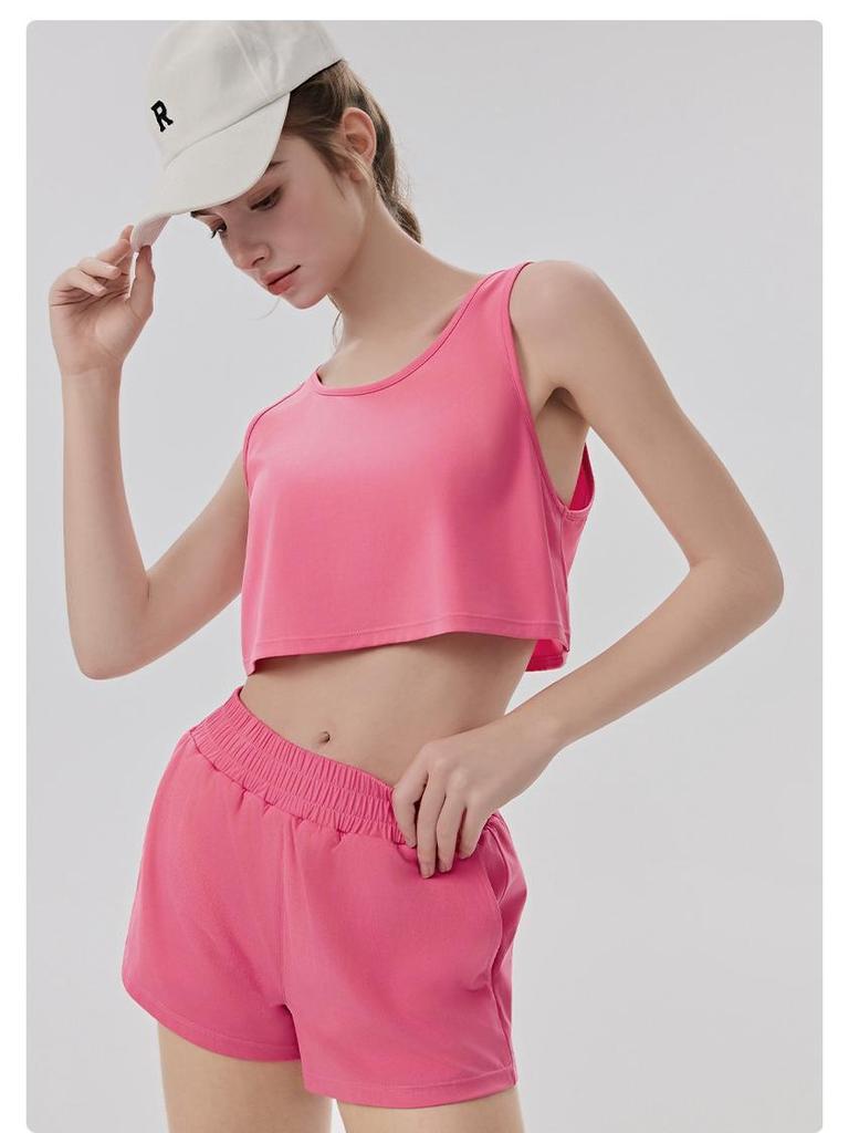 Big Tree Apparel Women's Skin-friendly Yoga & Pilates Three-piece Sportswear Set