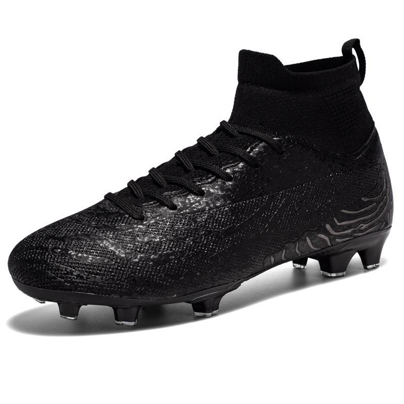 High-top football shoes men's and women's long nails broken nails adult youth students professional competition sports training shoes