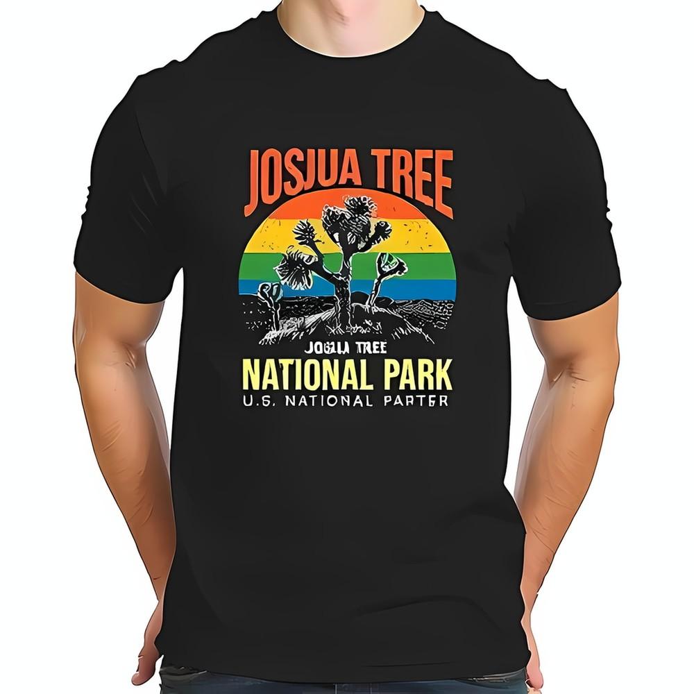 Vintage Joshua Tree National Park TShirt Retro Sunset Unisex T-Shirt XXXL