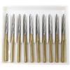 10pcs Tungsten Carbide Grinding Burs FG by Pwhite
