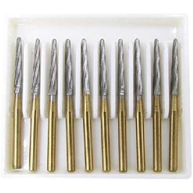 10pcs Tungsten Carbide Grinding Burs FG by Pwhite