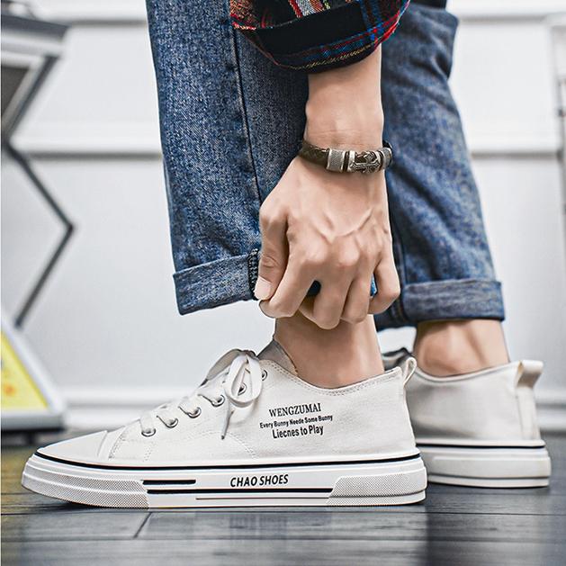 2025 Spring Breathable and Versatile Student Classic Cloth Shoes, Casual Canvas Shoes, Youth New Flat Sports Board Shoes