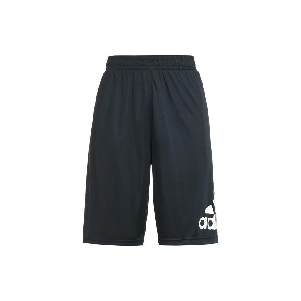 adidas Basketball Shorts Men's Black Moderate Straight Fit Pants BR1953