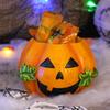 Ghost Face Pumpkin Flowerpot Decoration, Resin Potted Plant Decoration, Home Table Candy Bowl, Halloween Gift