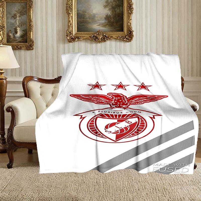 1 Stück SL Benfica Decke, Gemütliche Bedruckte Wohndecke, Ein Herzliches Geschenk für Ihre Familie und Freunde