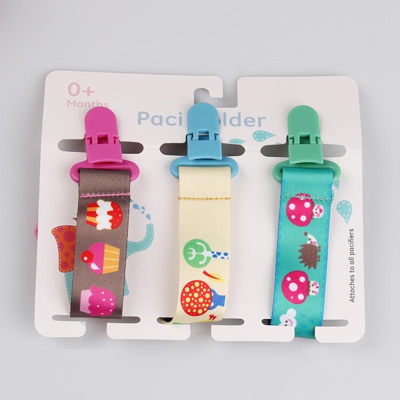 Ins Style Verdicktes Baby Schnullerketten Set, 3er-Pack mit Beißspielzeug