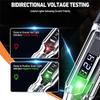 Test Light Digital LED Electrical Tester Circuit Tester With140 Inch PU Spring Wire,Forchecking