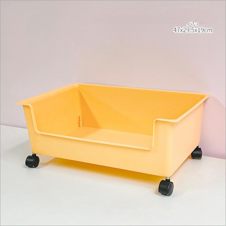 Desktop Storage Box with Pulley Table Under The Book Organizer Home Book Organizer Dormitory Storage Rack