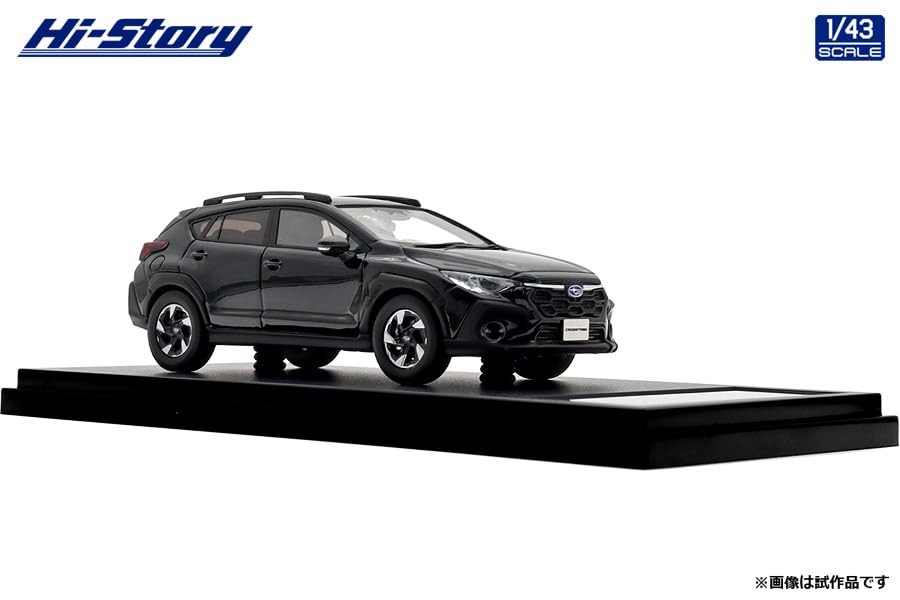 INTERALLIED Hi Story Scale Subaru CROSSTREK Limited Crystal Black Silica Finished Model HS507BK 1/43 (2023)