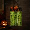 Hanging Tassel for Home Entrance Halloween Rag Flag Banner, Pumpkin Maple Leaf Flower Ribbon Dynamic Swaying Door Lintel Decoration Decor, Farmhouse