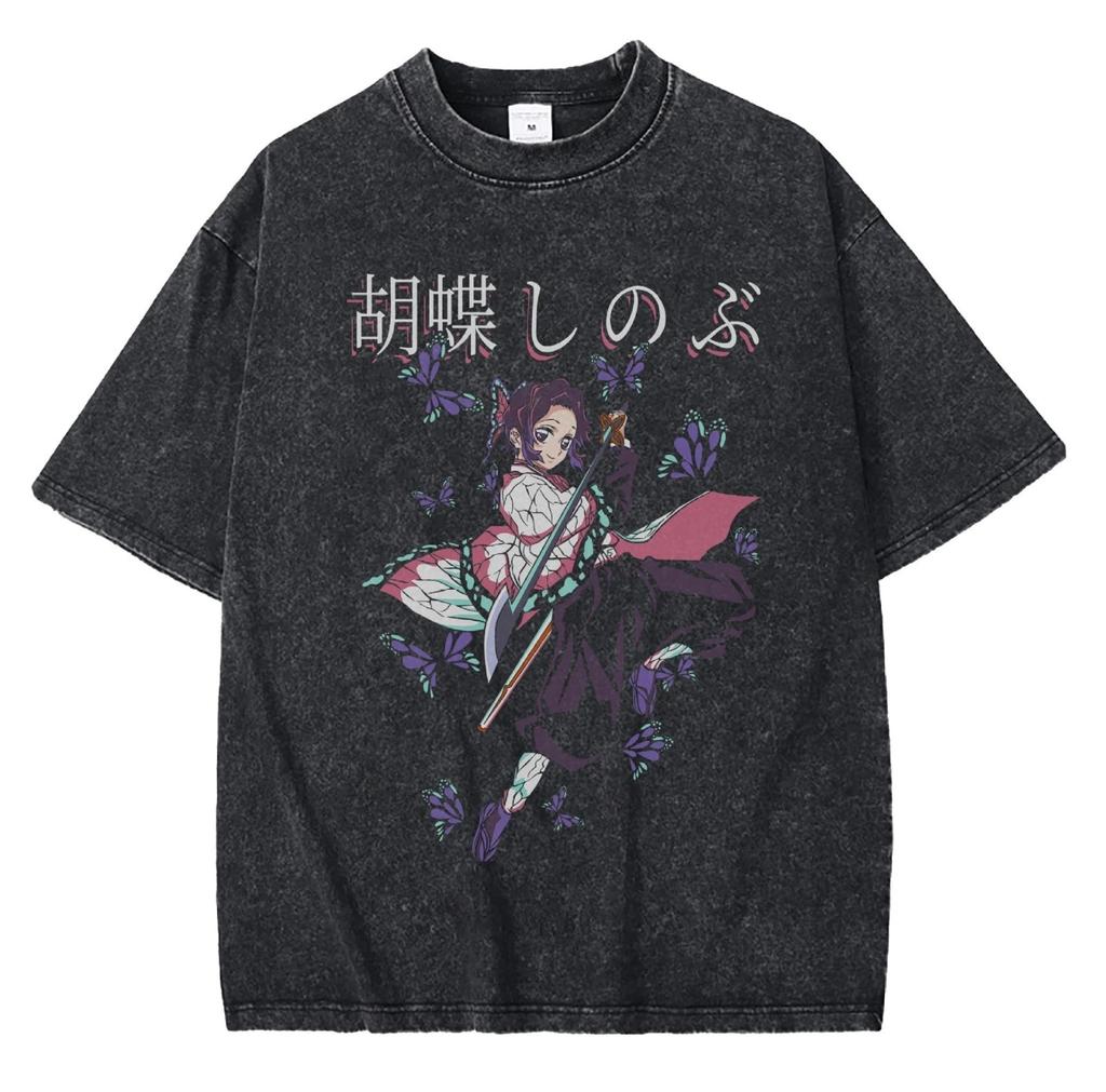 Demon Slayer Anime Manga T-shirt Shirt Undershirt Undershirt Cotton Black