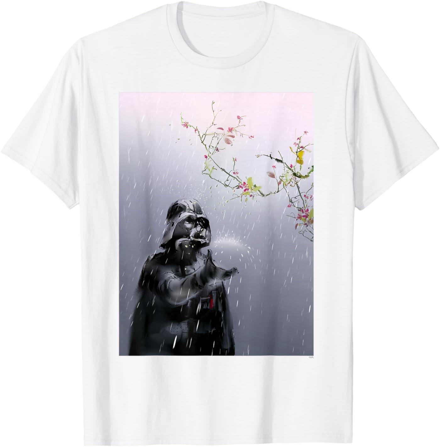 Darth Vader Spring Cherry Blossoms Sakura Art T-Shirt S разноцветный