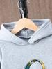 Girls' Fashion Hoodie & Headphones Two-Piece Set - Autumn/Winter Velvet Cartoon Pullover