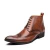 Men's Plus Size Carved Fashion High-top Martin Boots: Business Casual & Outdoor Workwear Style